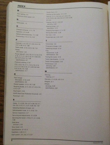 AGCO DT240A DT220A DT200A DT180A Tractor Operators Maintenance Manual Original - 第 5/8 張圖片