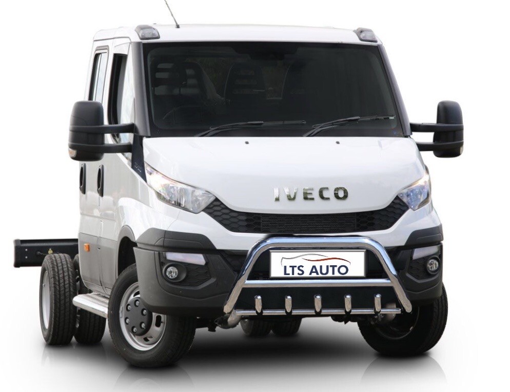 IVECO DAILY TRUCK CHROME AXLE NUDGE A-BAR STAINLESS STEEL BULL BAR 2015 ONWARDS
