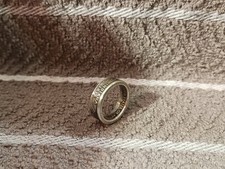 Indiana Handcrafted 90 Siver Washington Quarters coin ring, size 6 2002 