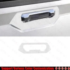 2022-2024  For Toyota Tundra Bright White Tailgate Door Handle Bowl Decor Cover
