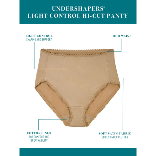 Vanity Fair Radiant Collection Undershapers Underwear - Pink, White, Brown, S/5 - Picture 4 of 5
