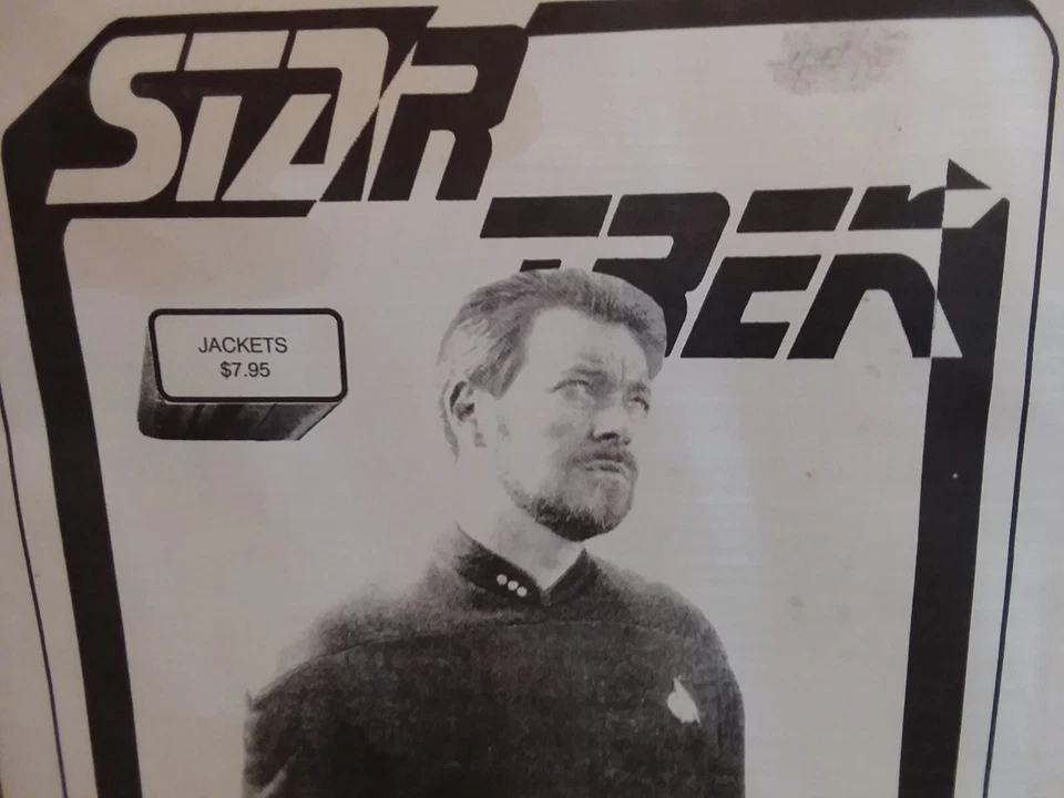 UNCUT Star Trek Next Generation TNG 3rd Season Sewing Pattern Men Uniform Jacket - Image 3 of 4