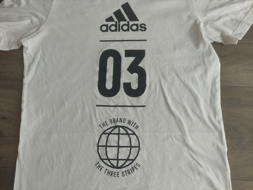 adidas 03 Bank & Black Girl T-Shirt Size 13-14 Years - Picture 3 of 7