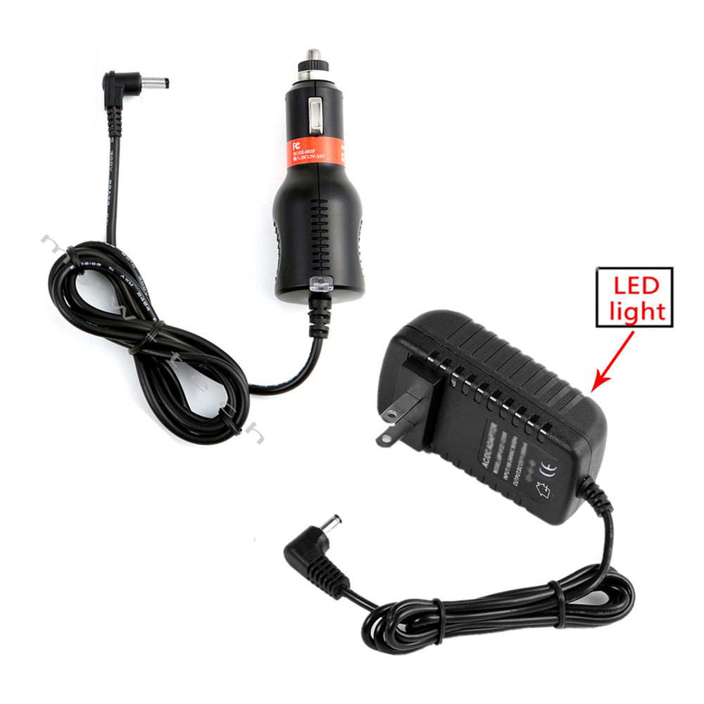 Car Charger+AC/DC Adapter Power Supply For Panasonic HC-X920 HC-X920P Camcorder