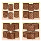 6pcs Baking Paper Molds for Easter Bread Cakes Panettone Paska