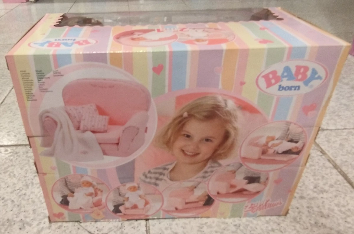 Baby Born Sofá Cama Para Muñecos 43 cm Zapf Creation. Nuevo En Caja