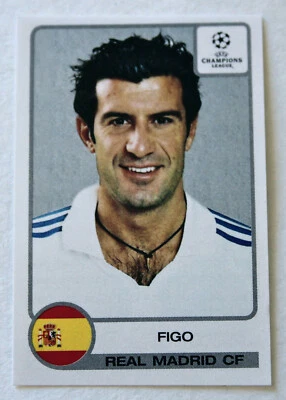 Panini Soccer Sticker Card FIGO No. 15 Champions League 2001/2002 MINT
