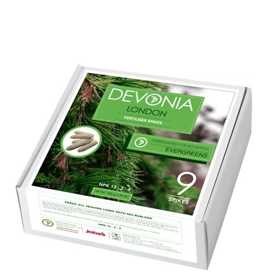 JOBE'S Evergreen Tree Food Spikes x9 Fertiliser Magnolia Pine Fir Spruce Cypress