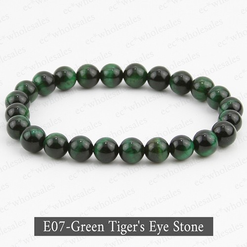 Handmade 8mm Mixed Natural Gemstone Round Beads Stretchy Bracelet Reiki Chakra - Picture 10 of 62