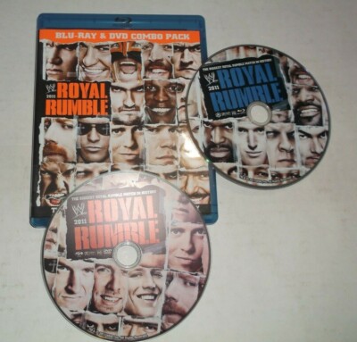 WWE: Royal Rumble 2011 (Blu-ray/DVD, 2011, 2-Disc Set) Wrestling, The Miz,  Edge 651191949144|