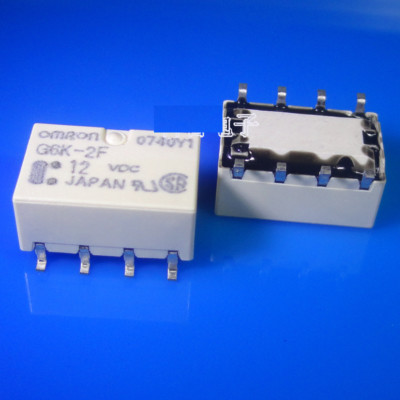OMRON G6K-2F 12VDC SMD TELECOM DPDT Signal Relay 1A 12V SOP8 x 5PCS