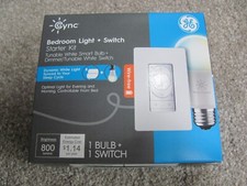 GE CYNC Smart Tunable White Light Bulb  Smart Dimmer Light Switch Bundle