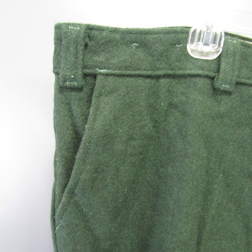 Codet Wool Blend Pants Forest Green Trousers Mens Size 42x31 Made in Canada - Picture 3 of 17