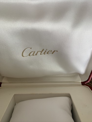 Cartier Watch Box COWA0050 5.75"x5"x4.5"Authentic Empty IN GREAT SHAPE CLEAN - Picture 7 of 8