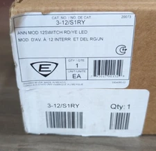 Edwards EST 3-12/S1RY Ann Mod 12 Switch LED - FACTORY SEALED SAME DAY SHIPPING