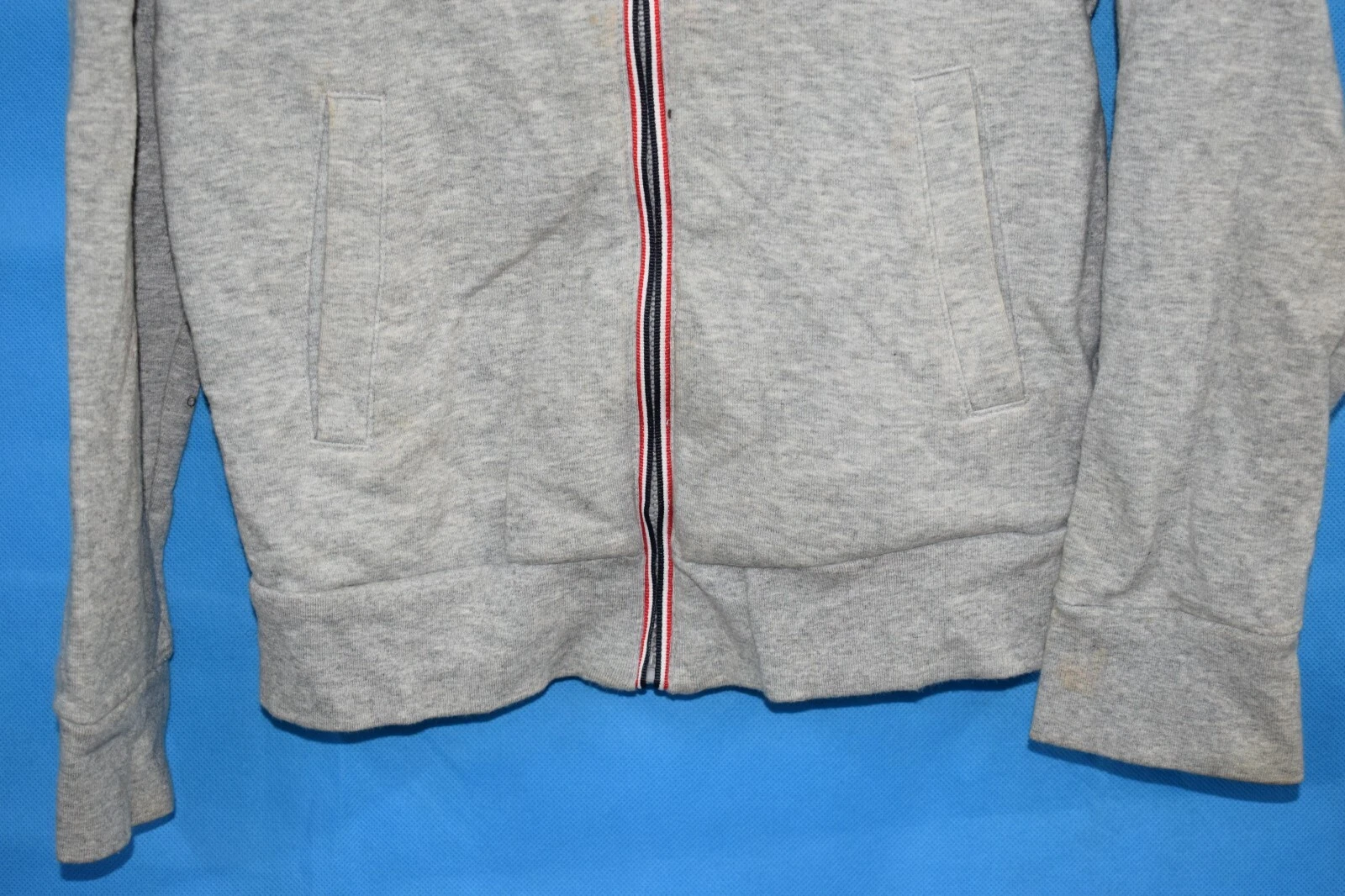 Felpa con cappuccio Moncler con cerniera taglia 8 bambini ragazzi