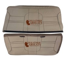 2001 Ford Excursion Limited 4x4 Third Row Bottom Back Leather Seat Cover Tan 2001 Ford Excursion Limited 4x4 Third Row Bottom Back Leather Seat Cover Tan