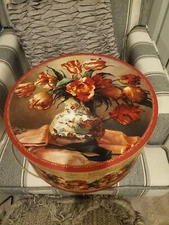 Red Hat Society 2 Hats And Hat Box.