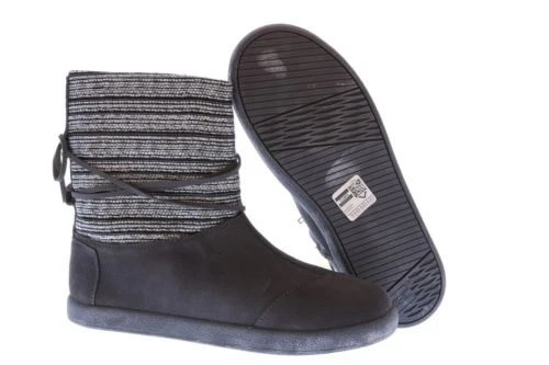 NUEVO Toms Nepal Castlerock Botines Juveniles Talla 12.5 Gris Tejido/Gamuza Cuero $69 Foto 3 de 4