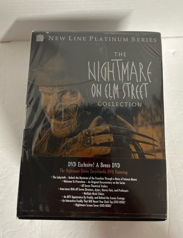 The Nightmare on Elm Street Collection (DVD, 1999, 8-Disc Set Factory Sealed New