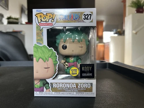 Roronoa Zoro FUNKO POP Kody Exclusive Glow In The Dark With Box One Piece Anime