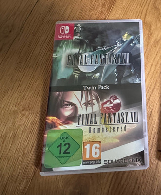 Square Enix Final Fantasy VII & VIII Remastered Twin Pack Switch PAL USK 12 RPG