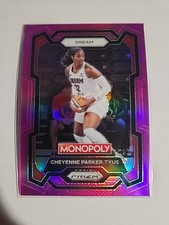 CHEYENNE PARKER-TYUS /149 2024 Panini Prizm Monopoly WNBA PINK PRIZM #21 Dream
