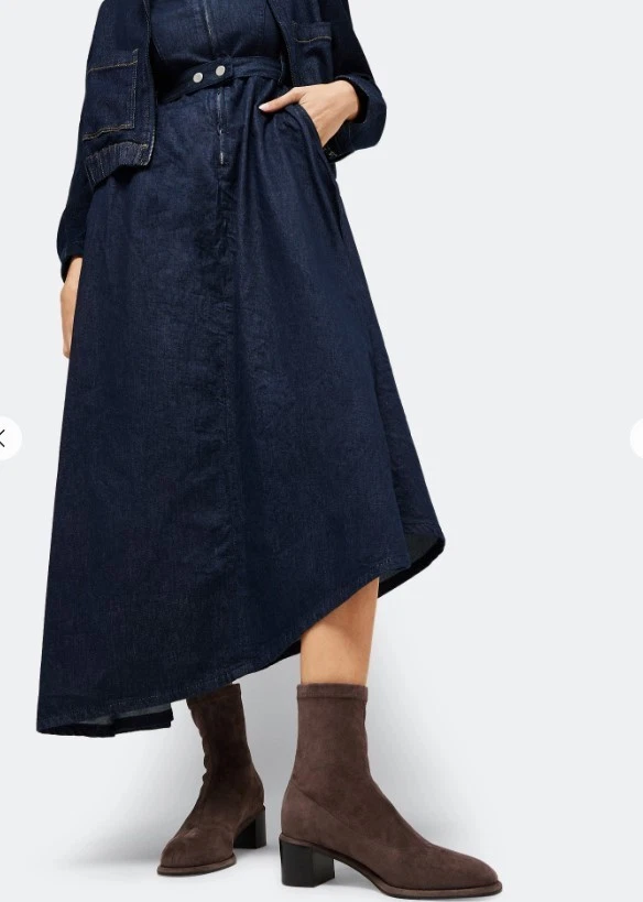 Botas Dear Frances Iris Para Mujer Expresso Marrón Gamuza Elastizadas Talla US 9 EU 39 Foto 3 de 4