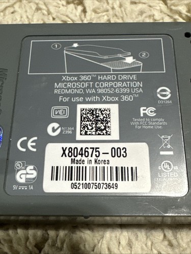 Disco duro HDD Microsoft Xbox 360 20 GB - Oficial Original OEM - Imagen 3 de 3