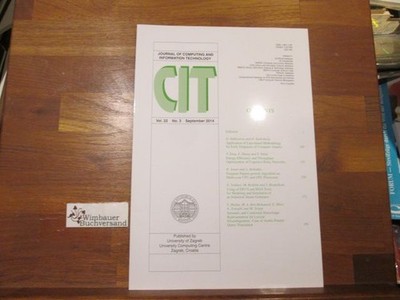 CIT journal of computing and Information technology, September 2014, Vol. 22, No