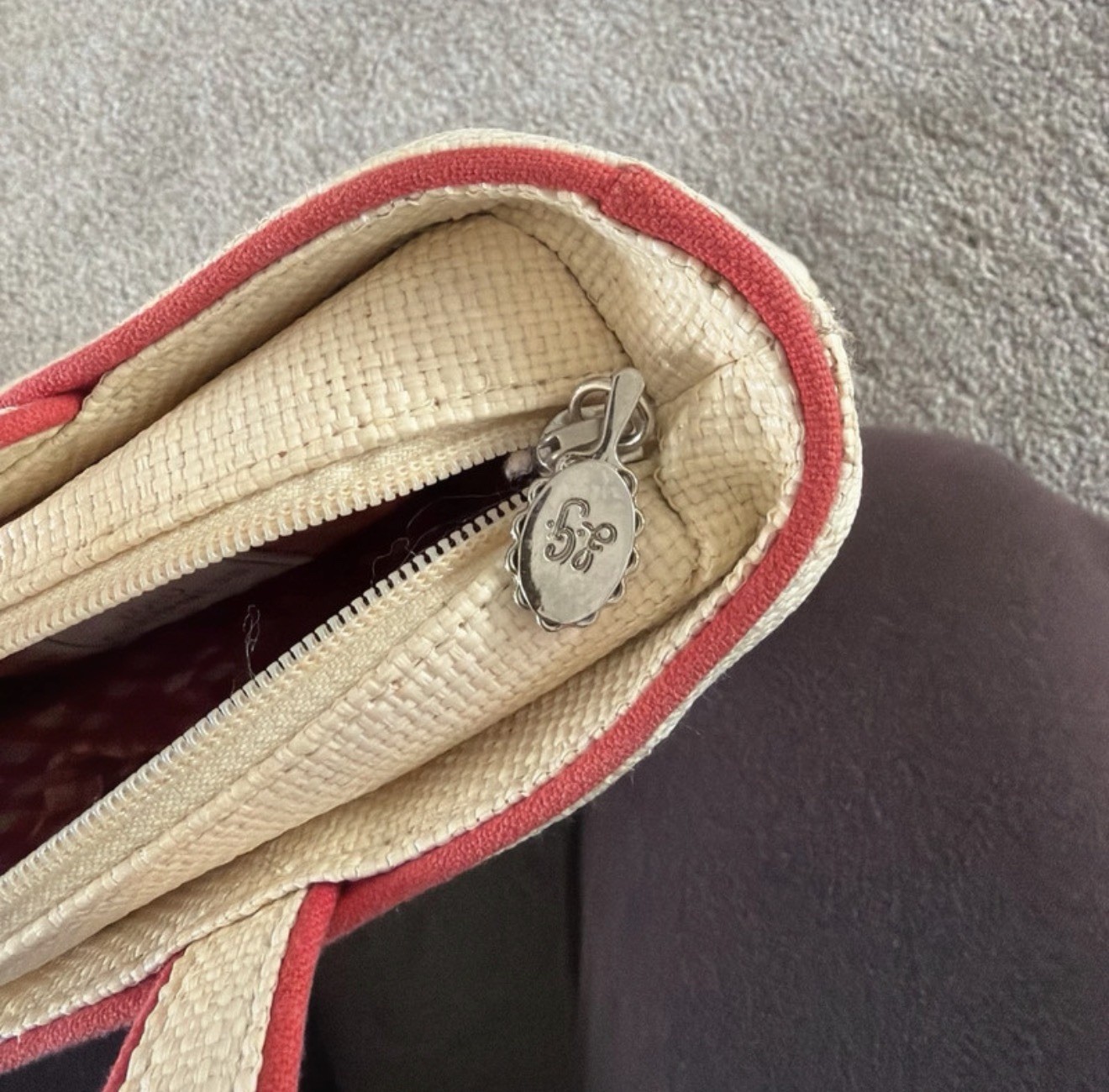 Rare Lulu Guinness Picnic At The Beach Handbag - Unique Design image 9