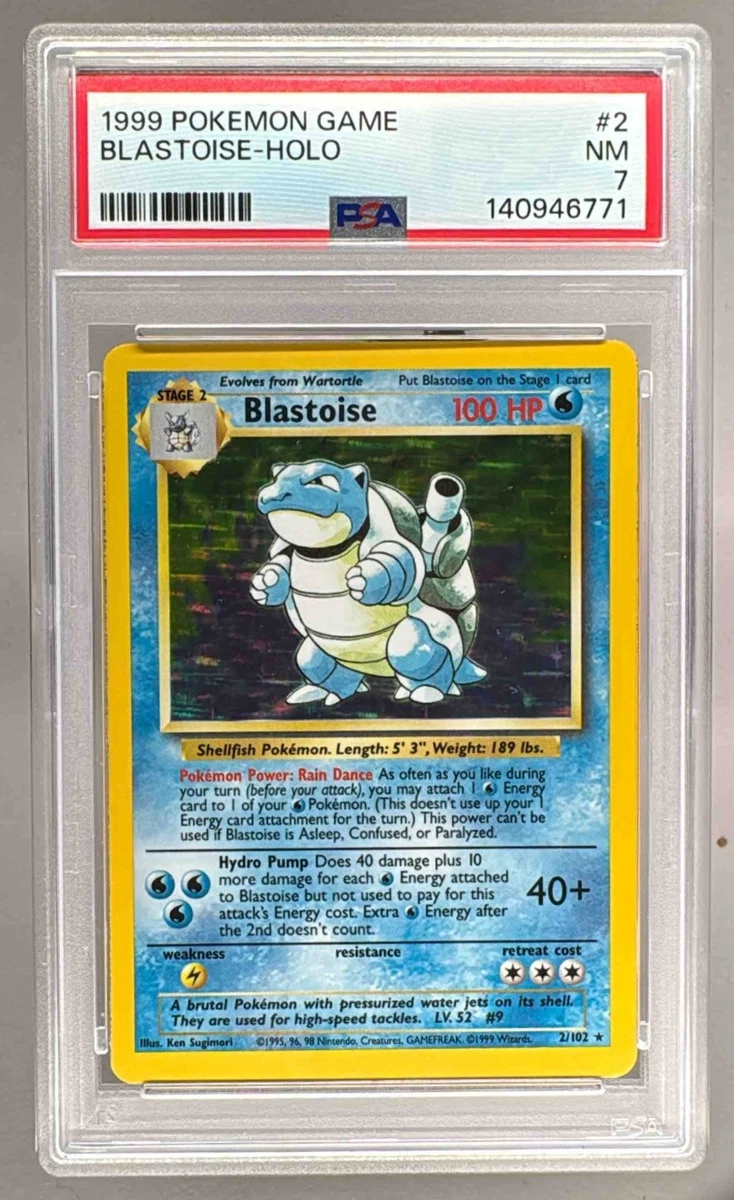 Pokémon TCG Base Set Grade 7 Individual Collectible Card Game