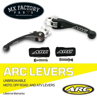 CRF250 CRF450R/RWE/RX 21-26 ARC Clutch & Brake Levers Kit inc Dust Covers Memlon