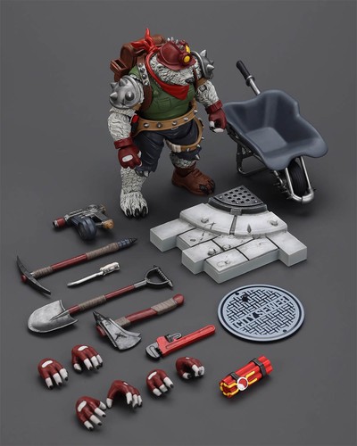 JOYTOY 1/18 Action Figures TMNT Groundchuck Rahzar Dirtbag Collectible Toy - Picture 7 of 30