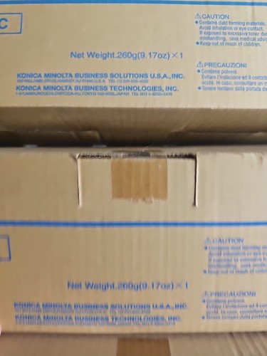 4 New Sealed Genuine Konica Minolta TN210C TN210Y TN210M TN210K Toner Cartridge - Picture 5 of 6