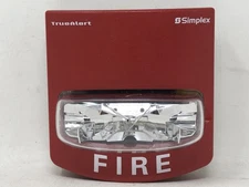 Simplex 4906-9101 Wall Mount Strobe Fire Alarm - Red
