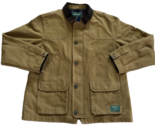 Orvis Men's Brown 1856 Field Coat Barn Chore Ranch Workwear Jacket Size Large  image 8