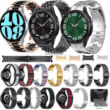 For Samsung Galaxy Watch 6 Classic 6/4/5 40 44 43 47mm Metal Milanese Band Strap