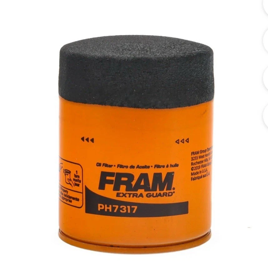 (1 упаковка) Дополнительный защитный масляный фильтр FRAME, PH7317, 10 тыс. миль, сменный масляный фильтр - Изображение 3 из 4