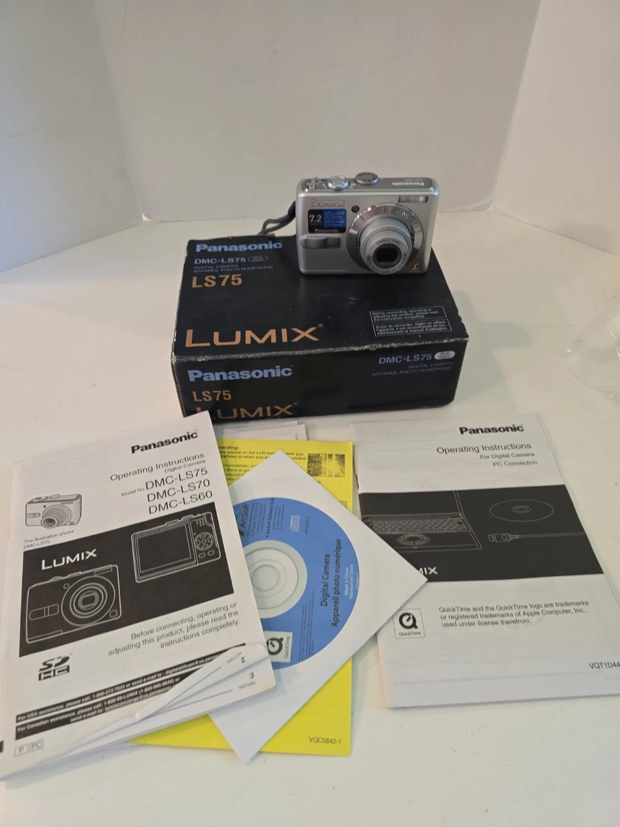 Panasonic LUMIX DMC-LS75 Digital Cameras for Sale | Shop New