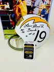 LANCE ALWORTH SIGNED T/B CUSTOM SAN DIEGO CHARGERS "TK" HELMET HOF78 JSA RARE!