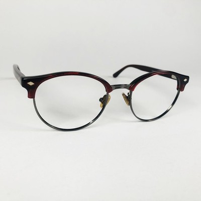 ALBERTO MODIANA Brille ROT RUND Brillengestell MOD: NV50333 C.04