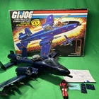 Cobra Rattler W/ Wild Weasel GI Joe 1984 Hasbro Action Figure Vehicle With Box