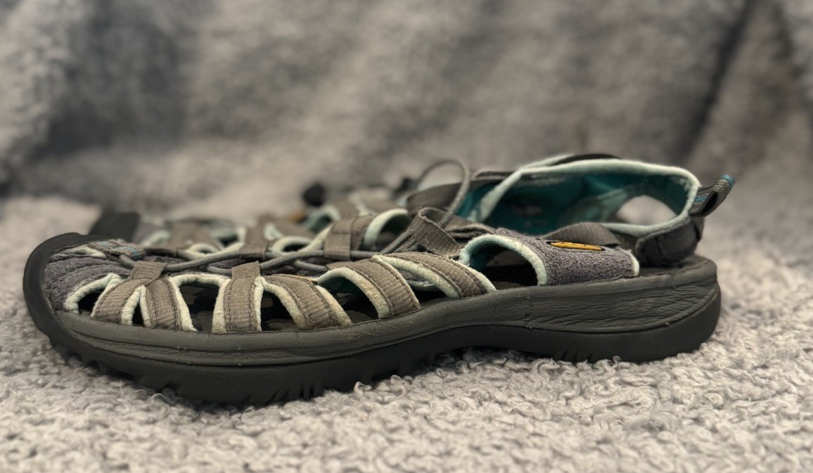 Keen Whisper 9 sandali donna grigio acqua outdoor escursionismo scarpe acqua