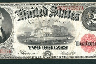 $2 1917 United States Note Legal Tender PAPER CURRENCY AUCTIONS