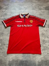 Vintage 1998 Manchester United Football Club Umbro Kit Jersey Sz M