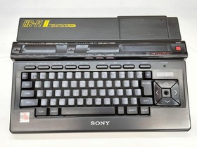 Sony MSX2 HB-F1II Vintage Computer Powers On Screen Noise Game Load Junk Repair