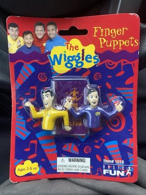 New The Wiggles Finger Puppets 200 Basic Fun NIB VTG Y2K Toy Collectible!!