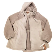 NEW KOOLABURRA BY UGG BEIGE SHERPA FLEECE  COAT JACKET SIZE XL WOMEN Heavyweight