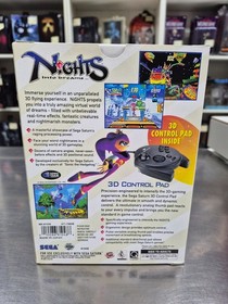 Sega Saturn - Nights Into Dreams + 3D Control Pad